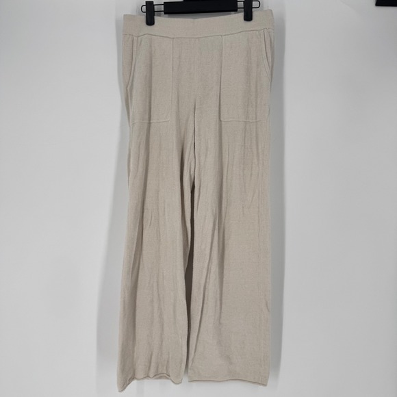Barefoot Dreams Pants - Barefoot Dreams CozyChic Ultra Lite Wide Leg Pants Women's Small‎ Beige